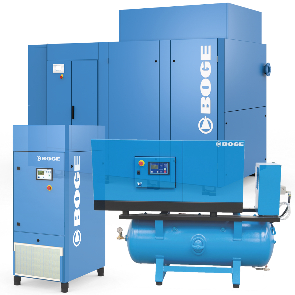 BOGE Rotary Screw Compressor Mdoels